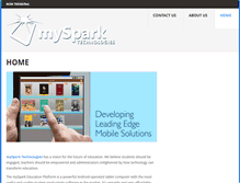 Tablet Screenshot of mysparktech.com